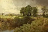 John Clayton Adams, Landscape with Haymakers