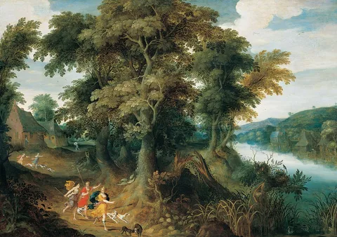 Jasper van der Lanen, Diana and her nymphs hunting