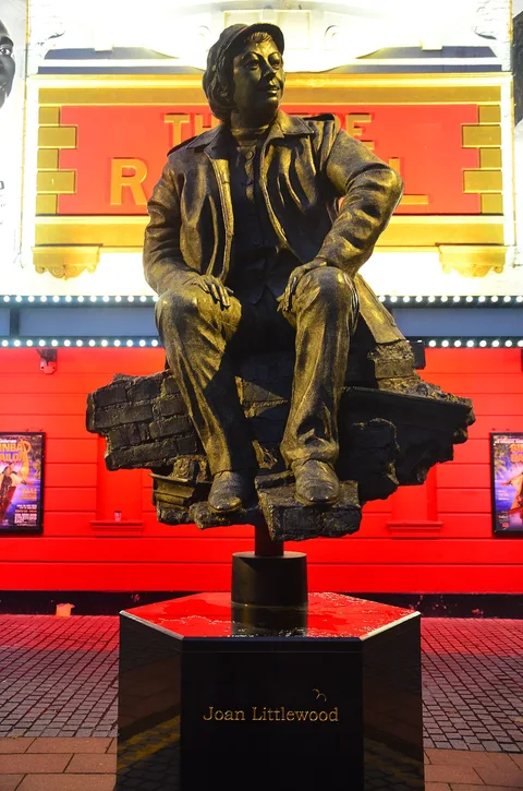 Philip Jackson, Statue of Joan Littlewood
