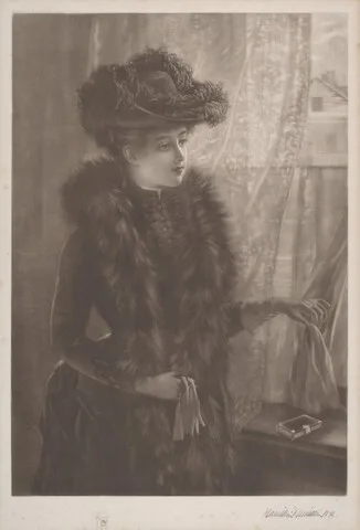 Hamilton Hamilton, Untitled (Lady in Furs)