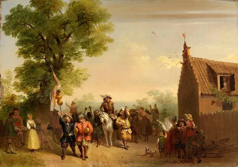 John Gadsby Chapman, Triumph of Stoffel Brinkerhoff, on His Return from His Conquests in the East