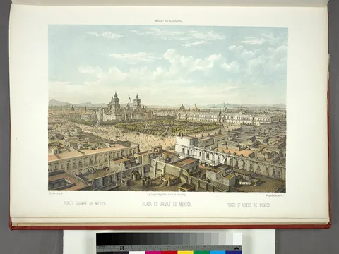 Casimiro Castro, Main square of Mexico by Casimiro Castro