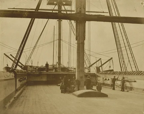 Linnaeus Tripe, Quarterdeck of HMS “Impregnable”