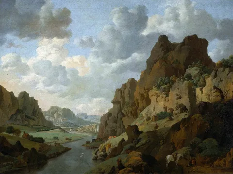 Jan van Aken, Rocky landscape.