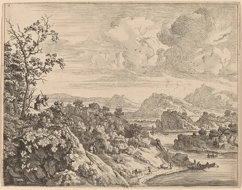 Jan van Aken, View of the River Rhine