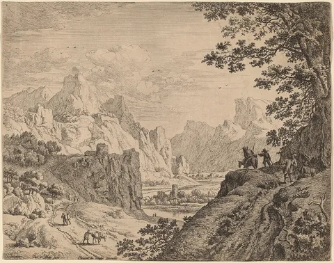 Jan van Aken, View of the River Rhine