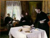 August Eiebakke, Laying the Table