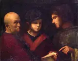 August Eiebakke, The three Ages of Man. Copy after Giorgione