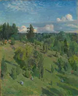 August Eiebakke, Landscape in Sun