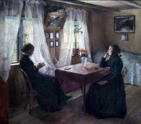 August Eiebakke, Sunday in the Countryside