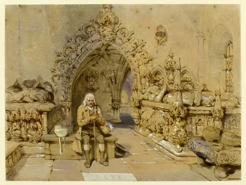 George Cattermole, The grave of little Nell