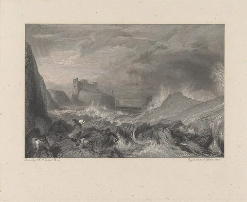 Edward Angelo Goodall, Tantallon Castle