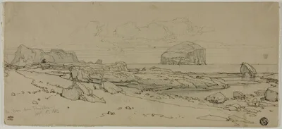 William Leighton Leitch, The Bars from Tantallon, Scotland