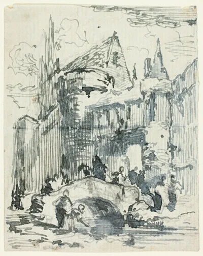 William Leighton Leitch, Town Bridge and Portal