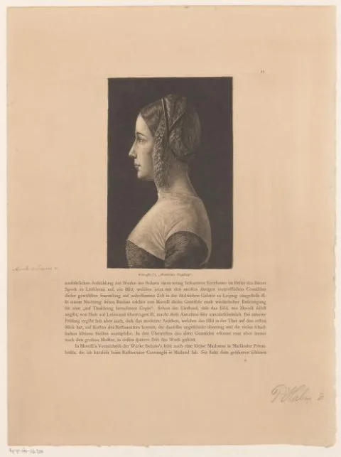 Peter von Halm, Portret van een onbekende vrouw