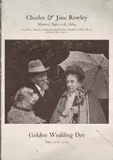 Frederic Shields, "Charles & Jane Rowley Married June 11th, 1862 / Golden Wedding Day June 11th, 1912 St. John's Church. Deansgate by the Rev. Robert Lamb, M.A., Rector of St. Paul's"