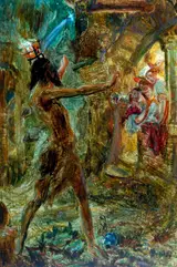 Frederic Shields, Solomon Eagle Warning the Impenitent
