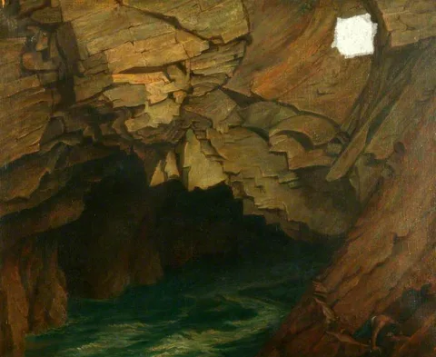 Frederic Shields, The Wild Sea's Engulfing Maw (The Gouliot Caves, Sark)
