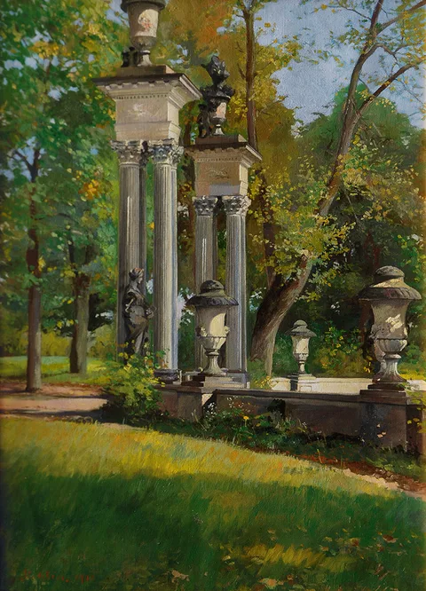 Carl Malchin, At the Palace Garden