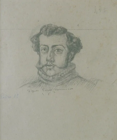 Eliseu Visconti, D. Pedro I - Cópia de Pedro Américo