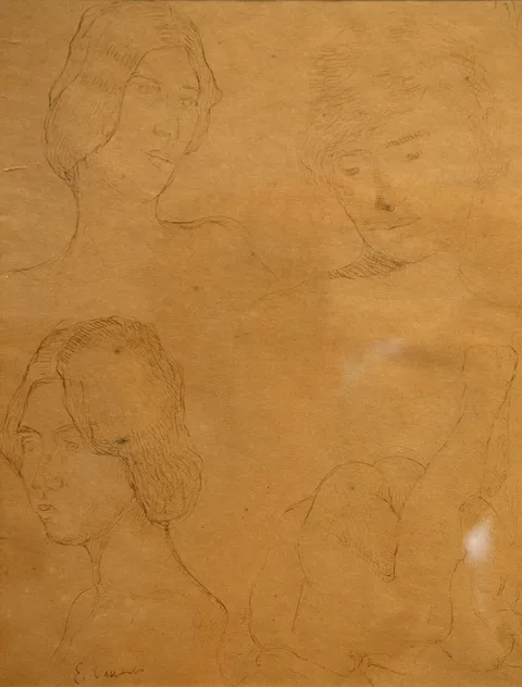Eliseu Visconti, Cabeças femininas