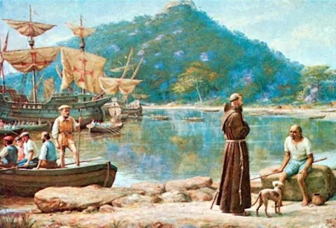 Benedito Calixto, The Arrival of Friar Pedro Palácios