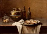 Pedro Alexandrino Borges, Oysters and Copperware