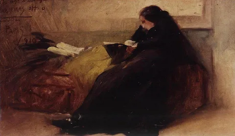Artur Timóteo da Costa, At Lucílio's atelier