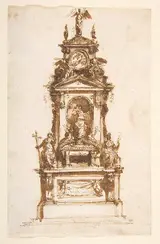 Mauro Antonio Tesi, Design for an Altar Erected for the Holy Week