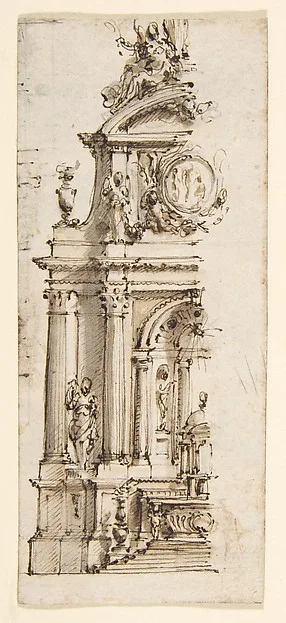 Mauro Antonio Tesi, Design for the Left Half of an Altar