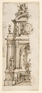 Mauro Antonio Tesi, Design for the Left Half of an Altar