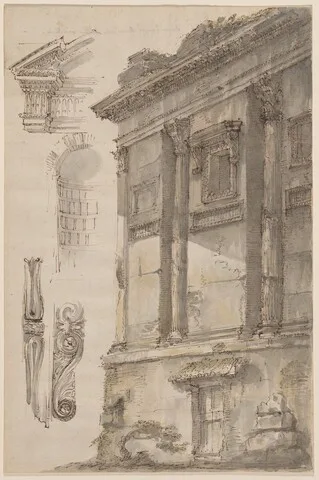 Mauro Antonio Tesi, Studies of the Cenotaph of Annia Regilla