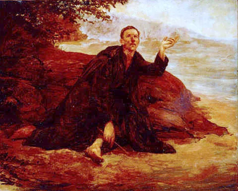 Lucílio de Albuquerque, Anchieta Writing a Poem to the Virgin