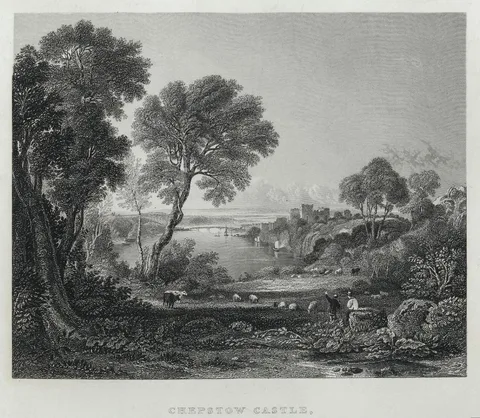 Albert Henry Payne, Chepstow Castle, Monmouthshire