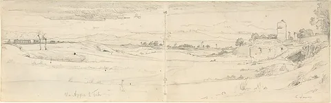 August Leopold Venus, View of the Appian Way