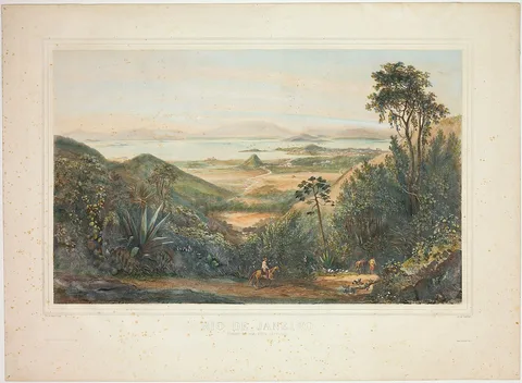Friedrich Hagedorn, Rio de Janeiro tomado de Boa-Vista da Fijuca