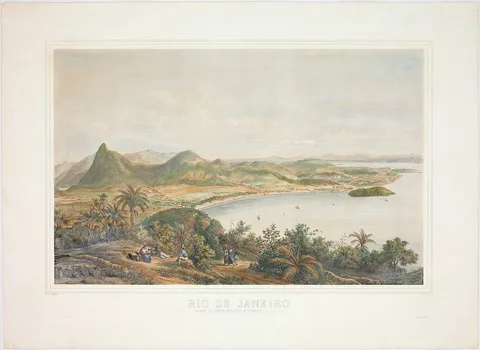 Friedrich Hagedorn, Rio de Janeiro: La Ville le Catette, Botafogo, S.t Clemento - (Da Babilonia)