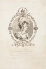 Jean-Baptiste Debret, S.A.R. A Sereníssima Archiduquesa D.Carolina Leopoldina Princesa Real do Reino de Portugal e do Brazil e Algarves