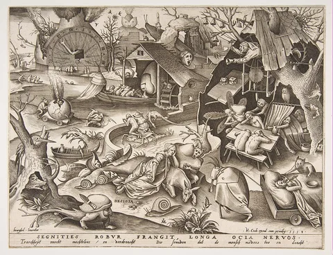 Hieronymus Cock, Sloth