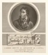 Charles François Gabriel Le Vachez, Carrier député du départem.t du Cantal, à la Convention nationale, exécuté le 24 Décembre 1794 BOYER 485