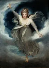 Maria Louisa Catherine Cecilia Cosway, The Duchess of Devonshire as Cynthia from Spenser's 'The Faerie Queene'