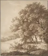 Ferdinand von Kobell, Landscape with Lovers