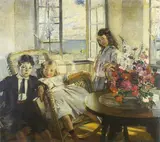 Lucien Simon, Jour d'été, portrait de mes enfants
