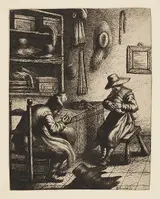 Jan Gillisz van Vliet, The Hatters, from Crafts and Trades