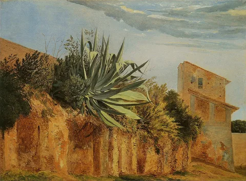 Carl Wagner, At the City Wall of Rome