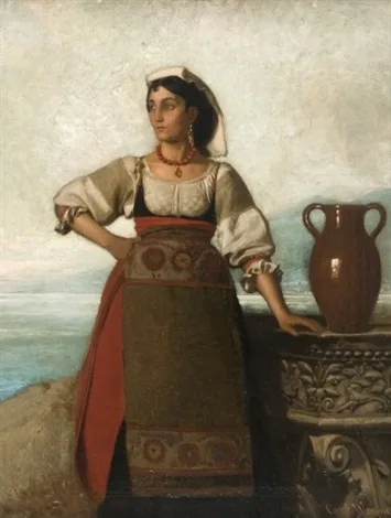 Carl Wagner, Neapolitan woman with a jug