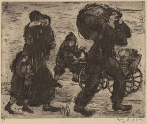 Wilhelm Oesterle, Refugee Family