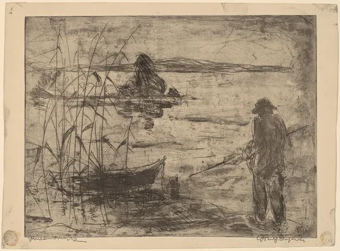 Wilhelm Oesterle, Fishing on the Havel River