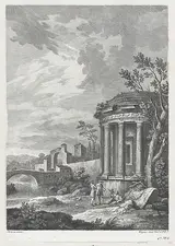 Joseph Wagner, Landscape with Temple