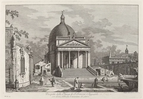 Joseph Wagner, Prospetto della Chiesa di S. Simeone Appostolo